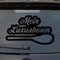 Mein Luxusbesen Fun Hexe Witch Auto Aufkleber Sticker...