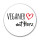 Aufkleber Veganer mit Herz Sticker 10cm