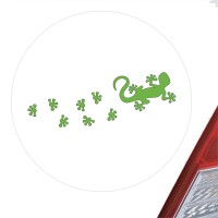 Aufkleber Gecko Tapsen Sticker 10cm