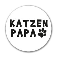 Aufkleber Katzenpapa Tapse Sticker 10cm
