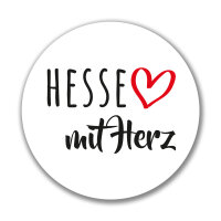 Aufkleber Hesse mit Herz Sticker 10cm