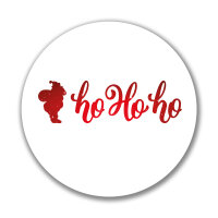 Aufkleber Santa Claus Ho Ho Ho Sticker 10cm