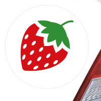 Aufkleber Erdbeere Strawberry Sticker 10cm