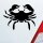 Sternzeichen Krebs Crab Tier Motorrad KFZ Roller Auto Aufkleber Sticker Heckscheibenaufkleber