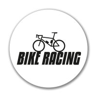 Aufkleber Bike Racing Fahrrad Sticker 10cm