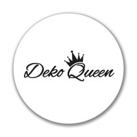 Aufkleber Deko Queen Krone Sticker 10cm