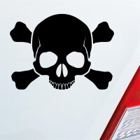 Totenkopf Skull Pirat Tod Fun Kopf Car Auto Aufkleber...