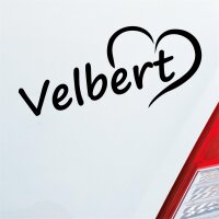 Auto Aufkleber Velbert Herz Stadt City Liebe Love Heimat...