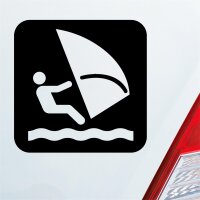 Windsurfer Surfing Wind Surfer Kite Sport Auto Aufkleber Sticker Heckscheibenaufkleber