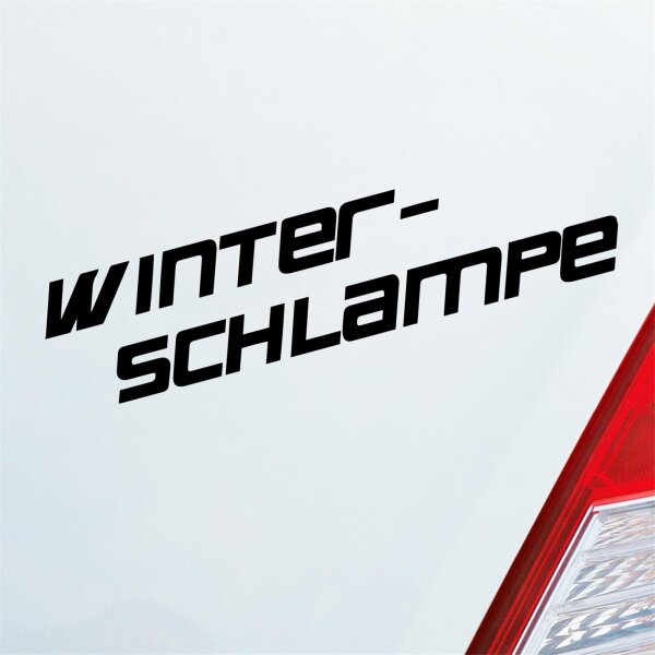 Winter Schlampe Eis Karre Tuning Auto Aufkleber Sticker Heckscheibenaufkleber