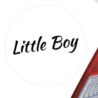 Aufkleber Little Boy Schriftzug Sticker 10cm