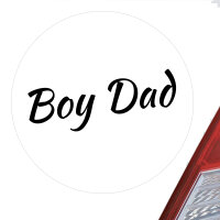 Aufkleber Boy Dad Schriftzug Sticker 10cm