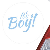 Aufkleber It`s a Boy! Schriftzug Sticker 10cm