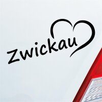 Auto Aufkleber Zwickau Herz Stadt City Liebe Love Heimat...