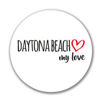 Aufkleber Daytona Beach my love Sticker 10cm