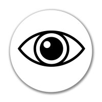 Aufkleber Auge Eye Sticker 10cm