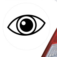 Aufkleber Auge Eye Sticker 10cm