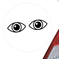 Aufkleber Augen Eyes Sticker 10cm