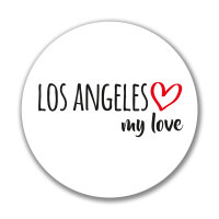 Aufkleber Los Angeles my love Sticker 10cm