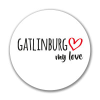 Aufkleber Gatlinburg my love Sticker 10cm