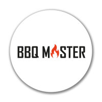 Aufkleber BBQ Master Grillen Sticker 10cm