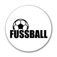 Aufkleber Fussball Ball Sticker 10cm