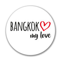 Aufkleber Bangkok my love Sticker 10cm