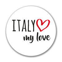 Aufkleber Italy my love Sticker 10cm