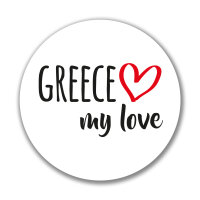 Aufkleber Greece my love Sticker 10cm