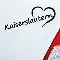 Auto Aufkleber Kaiserslautern Herz Stadt City Liebe Love 20x8 cm