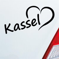 Auto Aufkleber Kassel Herz Stadt City Liebe Love Heimat...