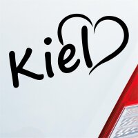 Auto Aufkleber Kiel Herz Stadt City Love Liebe Heimat...