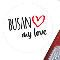 Aufkleber Busan my love Sticker 10cm
