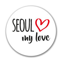 Aufkleber Seoul my love Sticker 10cm