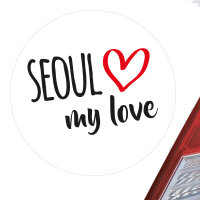 Aufkleber Seoul my love Sticker 10cm