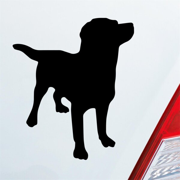 Labrador Labbi Retriever Dog Hund Dog Tier Auto Aufkleber Sticker Heckscheibenaufkleber