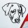 Labrador Labi Labbi Hund Dog Auto Aufkleber Sticker Heckscheibenaufkleber