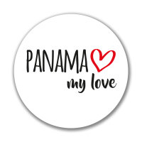 Aufkleber Panama my love Sticker 10cm