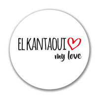 Aufkleber El Kantaoui my love Sticker 10cm