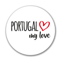 Aufkleber Portugal my love Sticker 10cm