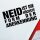 NEID ist die höchste Form der Anerkennung Fun Auto Aufkleber Sticker Heckscheibenaufkleber