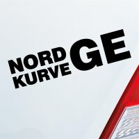 Nordkurve Fans GE Fussball Gelsenkirchen Auto Aufkleber Sticker Heckscheibenaufkleber