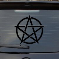 Pentagram Druidenfuß Gothic Auto Aufkleber Sticker...