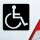 Rollstuhlfahrer Warnhinweis Rollstuhl Auto Aufkleber Sticker Heckscheibenaufkleber
