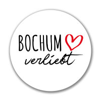 Aufkleber Bochum verliebt Sticker 10cm