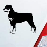 Rottweiler Tier Hund Dog Animal Auto Aufkleber Sticker Heckscheibenaufkleber