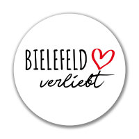 Aufkleber Bielefeld verliebt Sticker 10cm