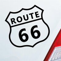 Route 66 USA Bike Harley Motorrad Auto Aufkleber Sticker Heckscheibenaufkleber