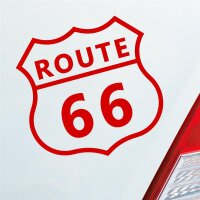 Route 66 USA Bike Harley Motorrad Auto Aufkleber Sticker...