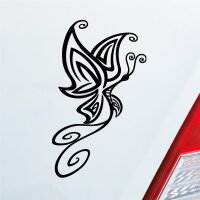 Schmetterling JDM Butterfly Tribal Tattoo Auto Aufkleber Sticker Heckscheibenaufkleber